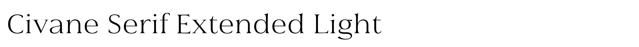Civane Serif Extended Light image